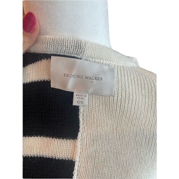 Brochu Walker Alpaca Wool Cardigan Poncho - Universal Size - Picture 10 of 12